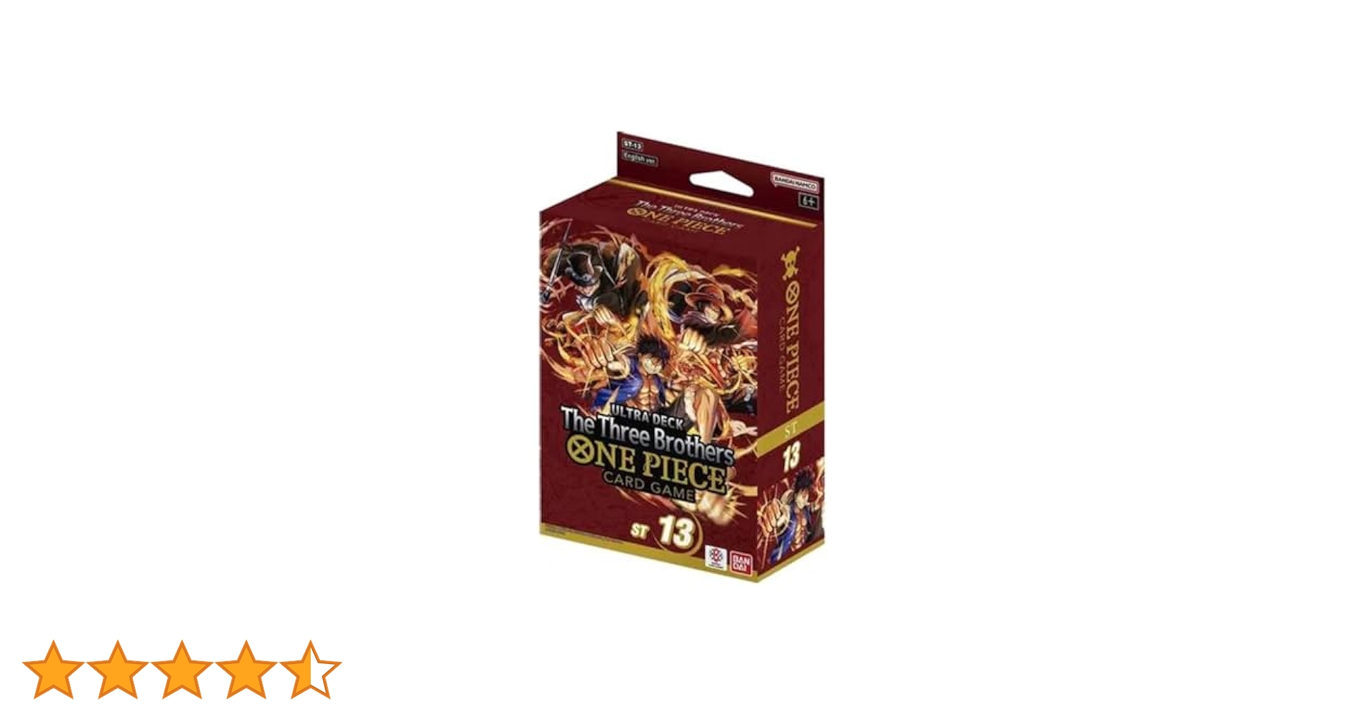 ワンピース3点セット Amazon.co.jp: ワンピース TCG 三兄弟スターターデッキ(ST-13